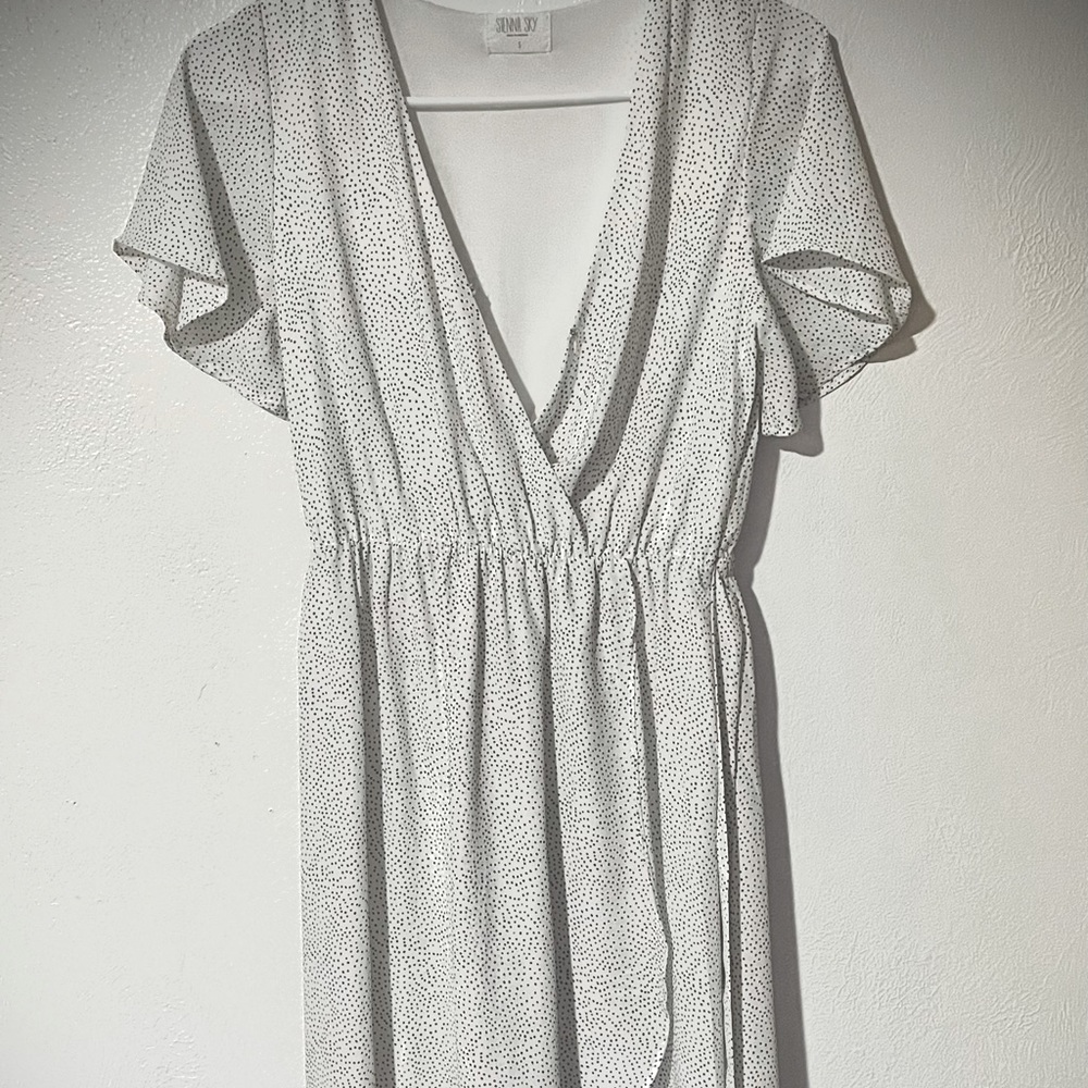 Sienna Sky Polka Dot Dress